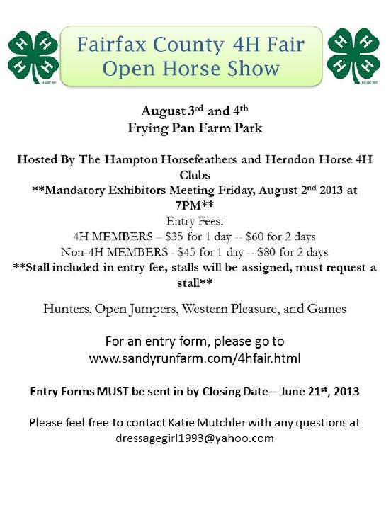 4h Fair Flyer